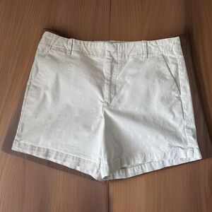 Womens Banana Republic Khaki Beige Shorts "Authentic Chino" Size 10